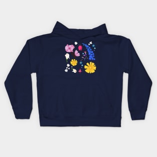 Happy flowers Kids Hoodie